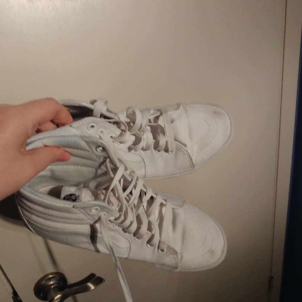 White high top vans